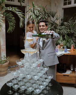 Renta Torre de 6 pisos con Copas Champagne Saucer o Coupe
