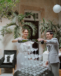 Renta Torre de 5 pisos con Copas Champagne Saucer o Coupe