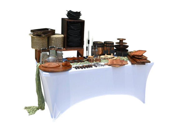 Renta Tablas de Quesos y Carnes Frías para eventos con platos
