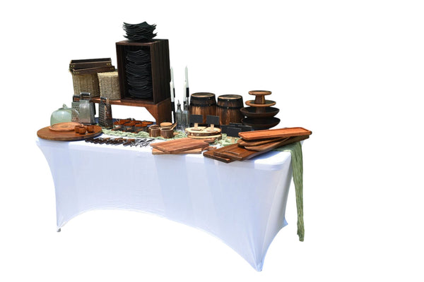 Renta Tablas de Quesos y Carnes Frías para eventos con platos