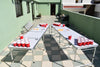 Paquete Renta 2 Mesas de Beer Pong Plegables