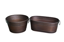 Renta 2 hieleras de latón color cobre (14 y 15 litros)
