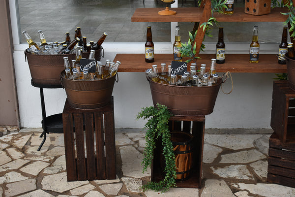 Renta Estación de Barra de Cervezas y Refrescos (Beer Bar) con Escalera