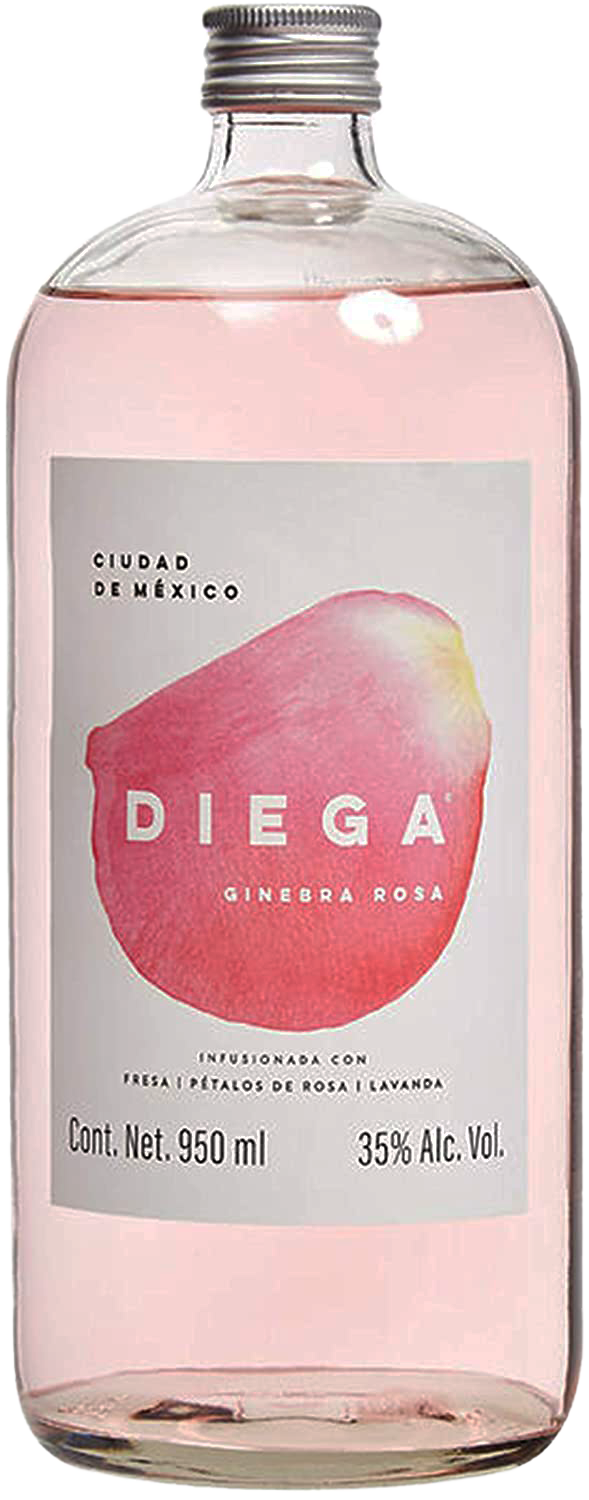 DIEGA ROSA (GINEBRA DE FRESA) 950 ml.