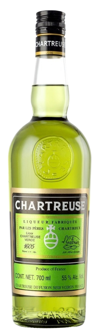 LICOR DE HIERBAS CHARTREUSE VERDE 700 ml.