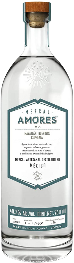 MEZCAL AMARAS (AMORES) CUPREATA 750 ml.