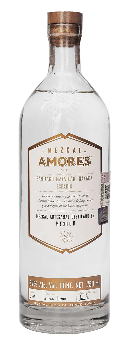 MEZCAL AMARAS (AMORES) ESPADÍN JOVEN 750 ml.