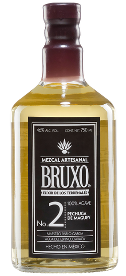 MEZCAL BRUXO NO. 2 PECHUGA DE MAGUEY 750 ml.