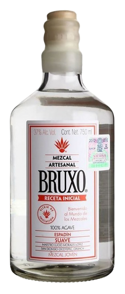 MEZCAL BRUXO JOVEN RECETA INICIAL 750 ml.