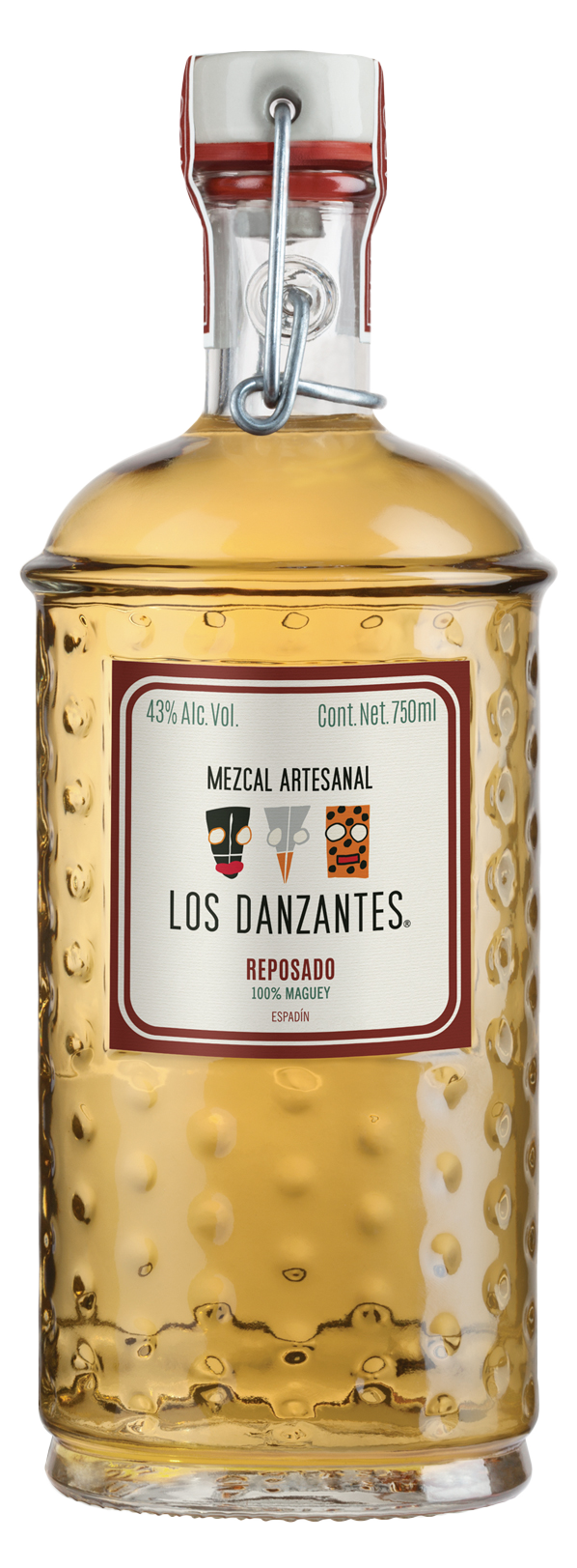 MEZCAL LOS DANZANTES REPOSADO 750 ml