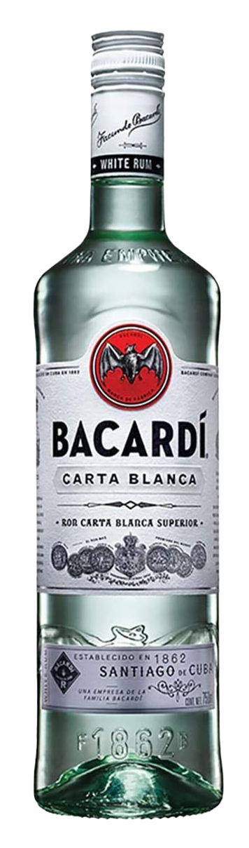 BACARDI CARTA BLANCA 750 ml.