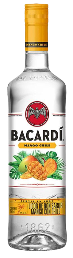 BACARDI MANGO CON CHILE 750 ml.