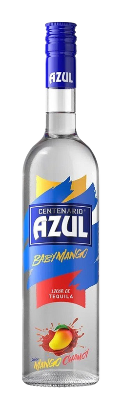 LICOR DE TEQUILA CENTENARIO AZUL BABY MANGO 700 ml.