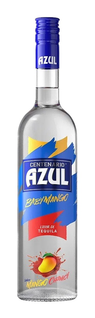 LICOR DE TEQUILA CENTENARIO AZUL BABY MANGO 700 ml.