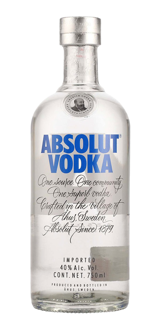 ABSOLUT AZUL 750 ml.