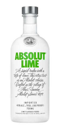 ABSOLUT LIME (LIMÓN) 750 ml.