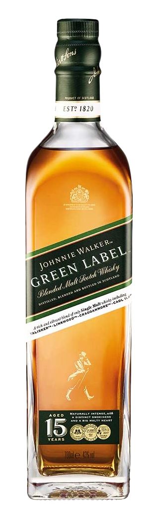 JOHNNIE WALKER GREEN LABEL 15 AÑOS 700 ml.