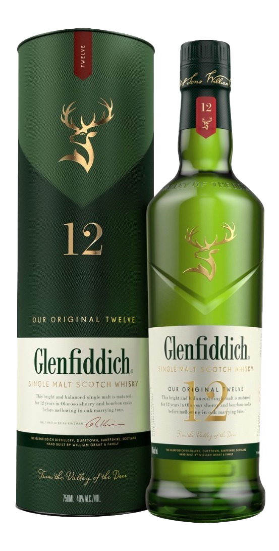 GLENFIDDICH 12 AÑOS 750 ml.