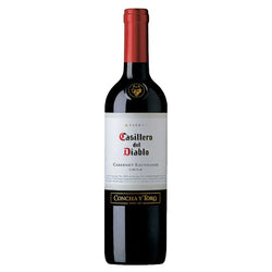 VINO TINTO CABERNET SAUVIGNON (CASILLERO DEL DIABLO) 750 ml.